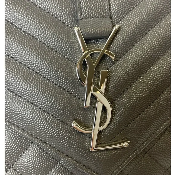 YSL Large Envelope quilted crossbody shoulder bag - Picture 12 of 12